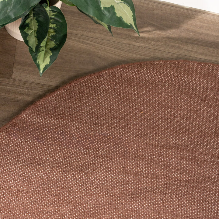 Wollteppich Rund - Reno Braun - 2