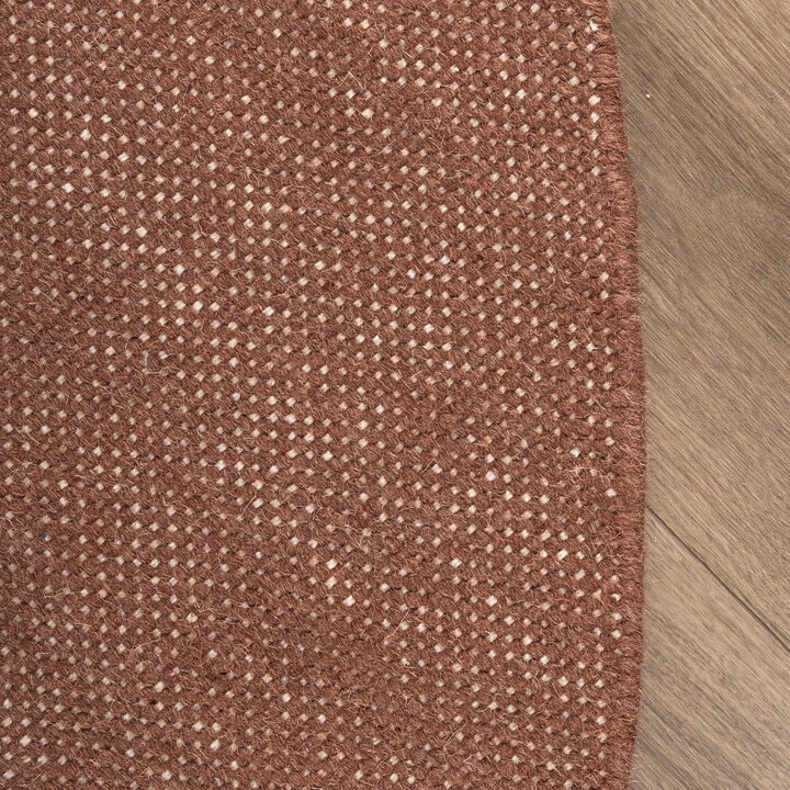 Wollteppich Rund - Reno Braun - 4