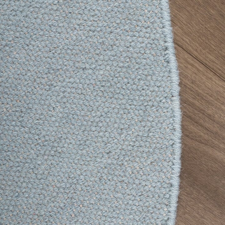 Wollteppich Rund - Reno Blau - 4