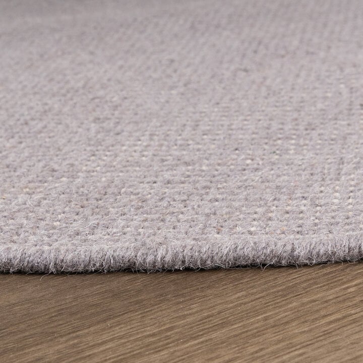Wollteppich Rund - Reno Grau - 5